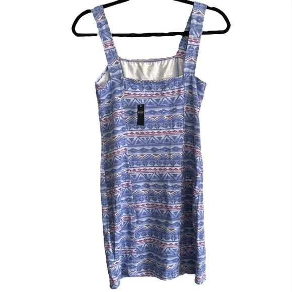 NWT Hollister Tribal Print Purple Pink Blue Bodycon Short Mini Dress, Size M - Picture 3 of 8